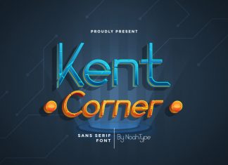 Kent Corner Display Font