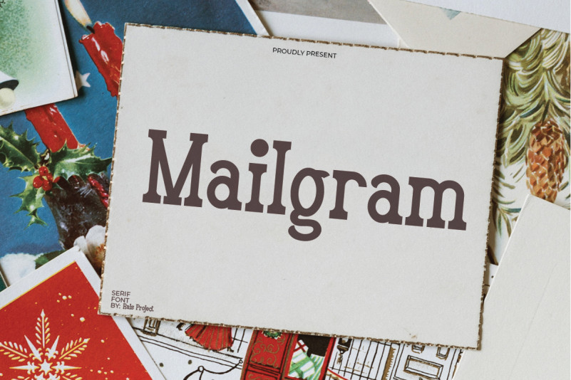 Mailgram Slab Serif Font