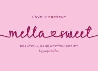 Mella Sweet Script Font