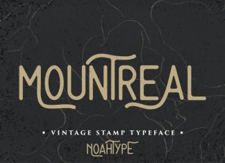Mountreal Vintage Font