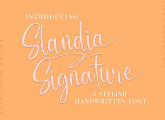 Slandia Signature Script Font