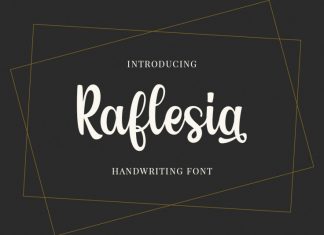 Raflesia Script Font