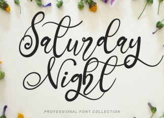 Saturday Night Calligraphy Font