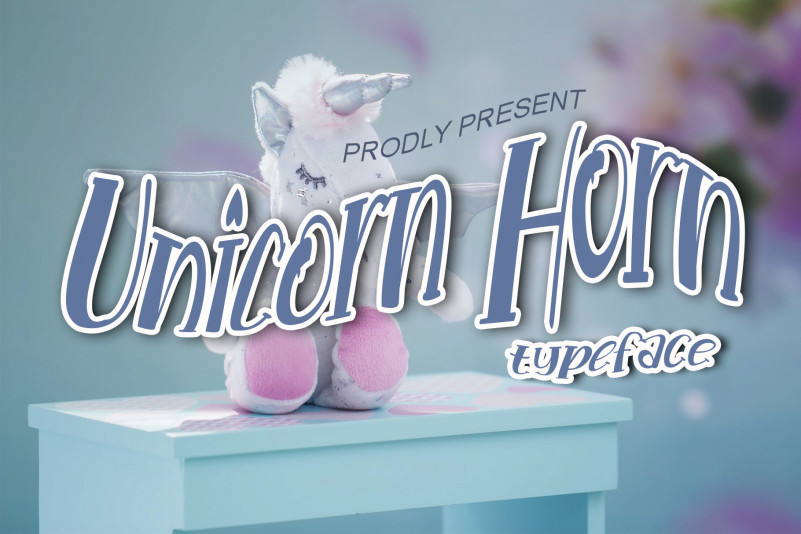 Unicorn Horn Display Font