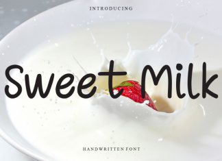 Sweet Milk Display Font 