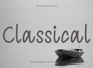 Classical Display Font