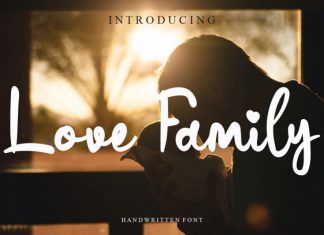 Love Family Script Font