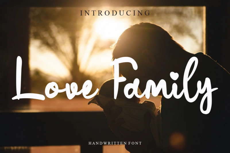 Love Family Script Font