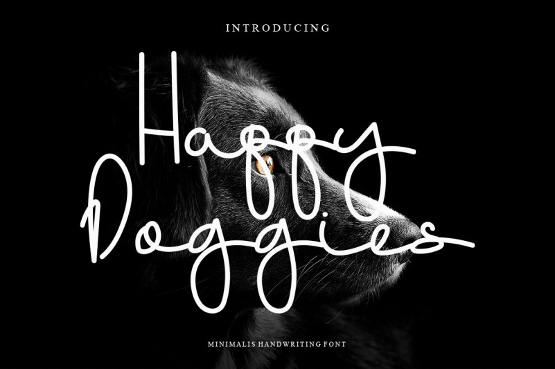 Happy Doggies Handwritten Font