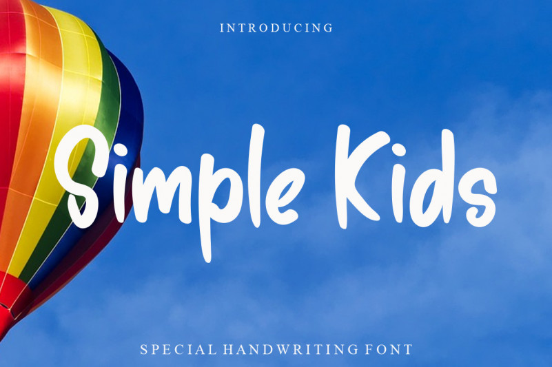 Simple Kids Display Font