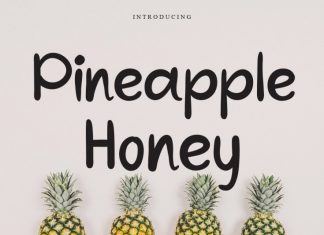 Pineapple Honey Display Font
