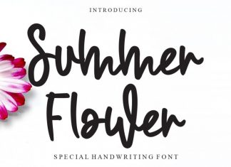 Summer Flower Script Font