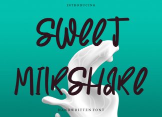 Sweet Milkshake Font