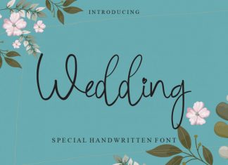 Wedding Cursive Handwritten Font