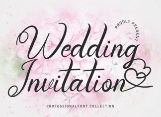Wedding Invitation Script Font