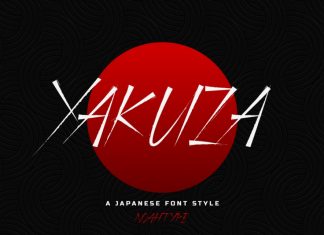 Yakuza Display Font