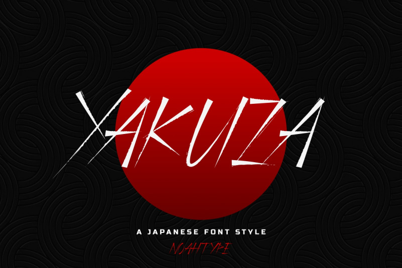 Yakuza Font Befonts Com