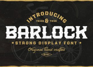 Barlock Display Font