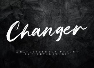 Changer Brush Font