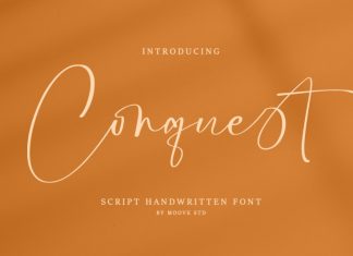 Conquest Script Font