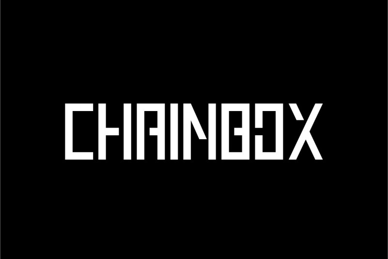 Chainbox Display Font