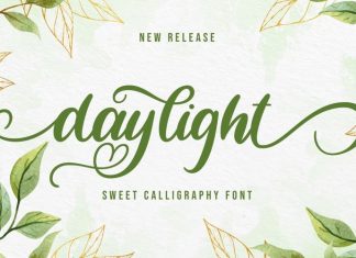 Daylight Calligraphy Font