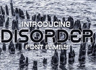 Disorder Display Font