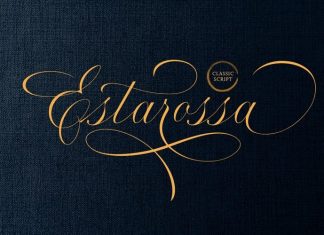 Estarossa Calligraphy Font