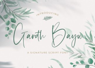 Gareth Bayu Handwritten Font