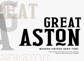 Great Aston Serif Font