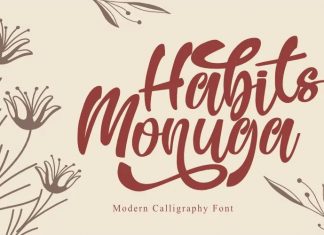 Habits Monuga Script Font