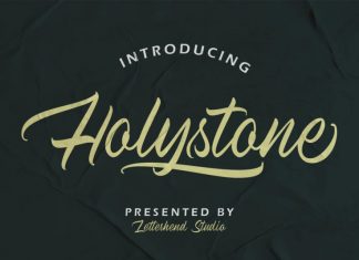 Holystone Script Font