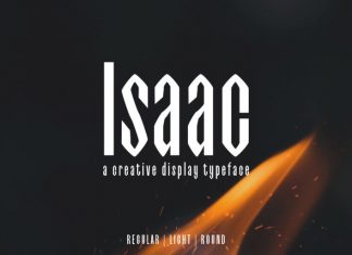 Isaac Display Font