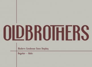 Oldbrothers Sans Serif Font
