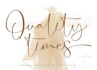 Quality Times Calligraphy Font