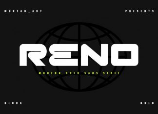Reno Bold Sans Serif Font