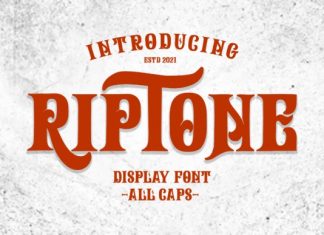 Riptone Display Font