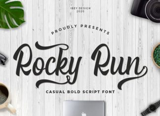 Rocky Run Script Font