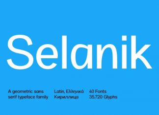 SK Selanik Sans Serif Font