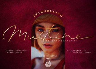 Mustine Handwritten Font