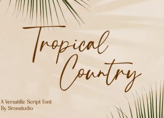 Tropical Country Script Font