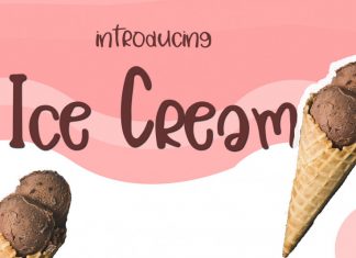 Ice Cream Display Font