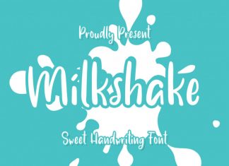 Milk shake Script Font
