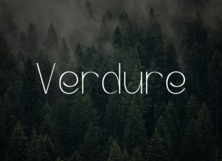 Verdure Display Font
