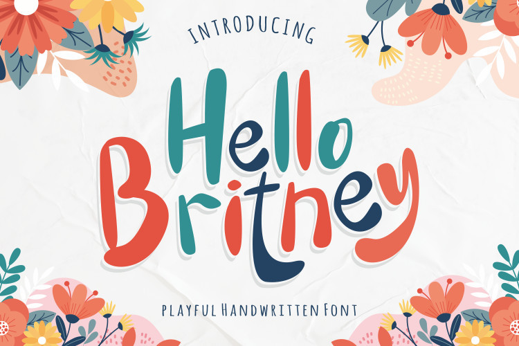Hello Britney Script Font