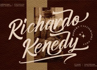 Richardo Kenedy Calligraphy Font