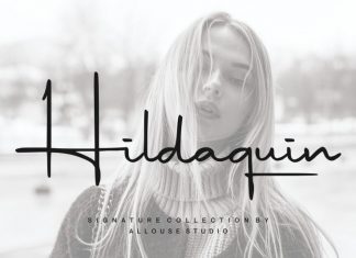 Hildaquin Handwritten Font