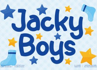 Jacky Boys Display Font