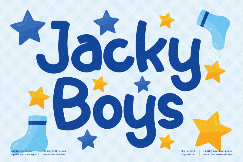 Jacky Boys Display Font