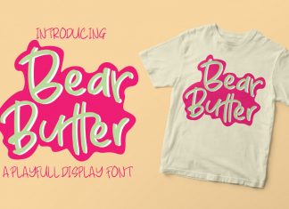 Bear Butter Display Font